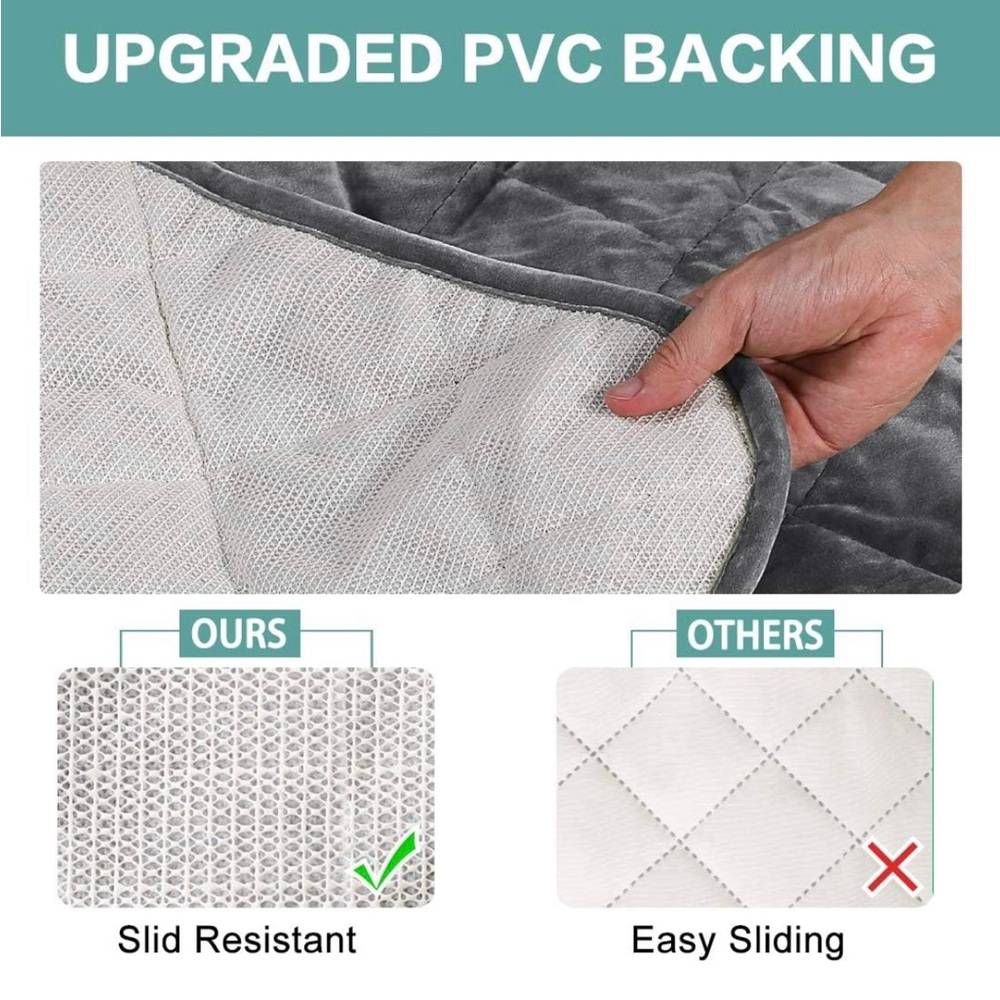 🎉🎉HOST PICK🎉🎉. Set of 2 Gray Recliner Covers with Pockets - Picture 6 of 6